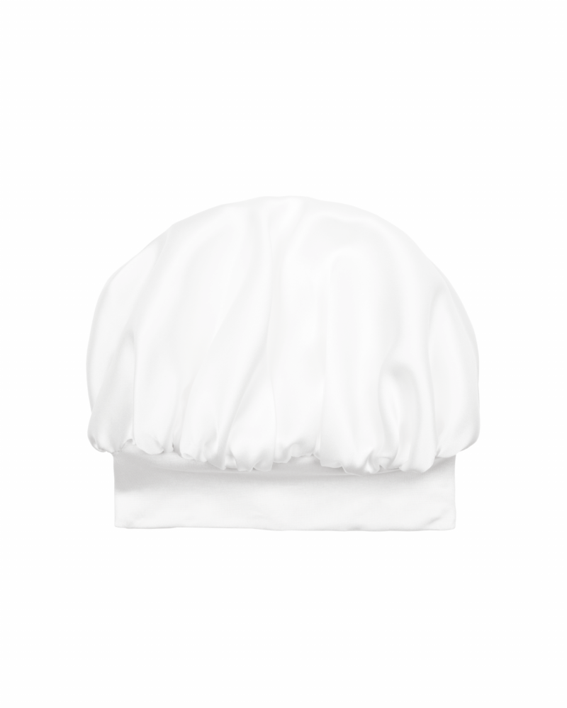 Jedwabny czepek do spania – ecru