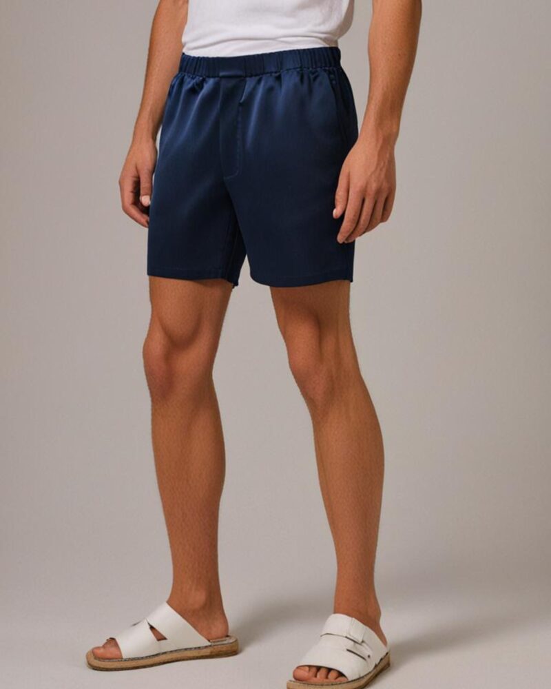 Jedwabne Bokserki - granat