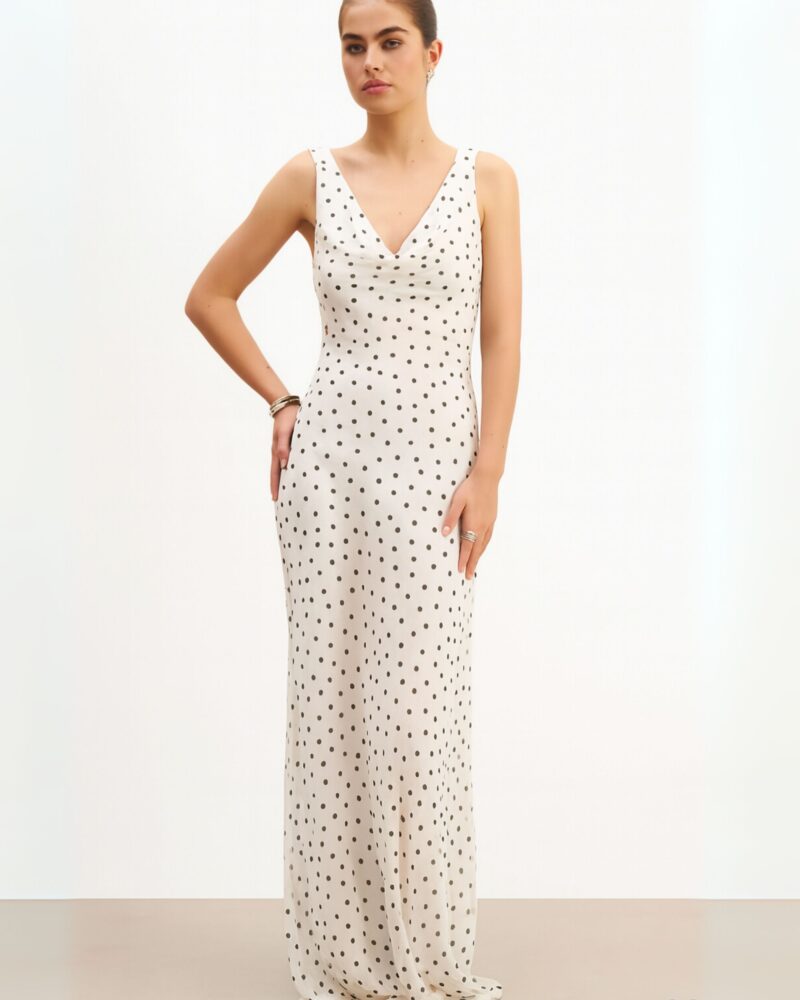 Jedwabna sukienka Capri