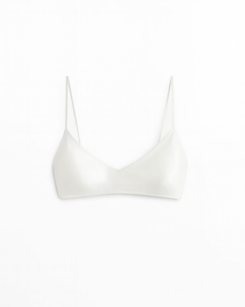 Jedwabny biustonosz Elis- ecru